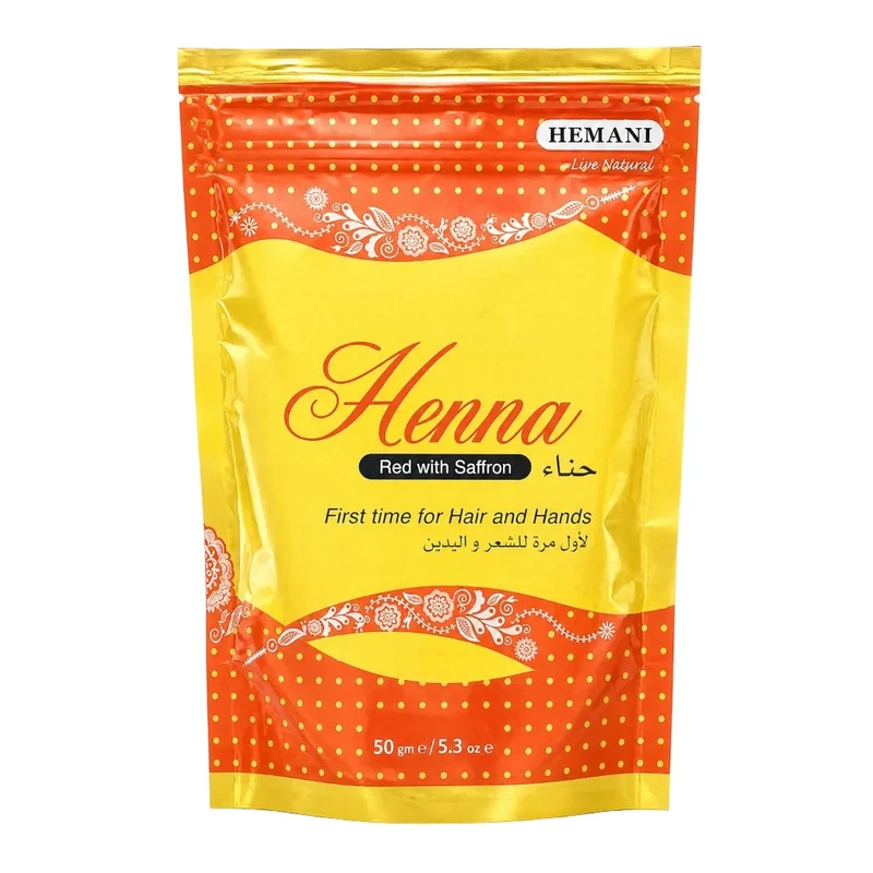 Henné Hemani Rouge et Safran