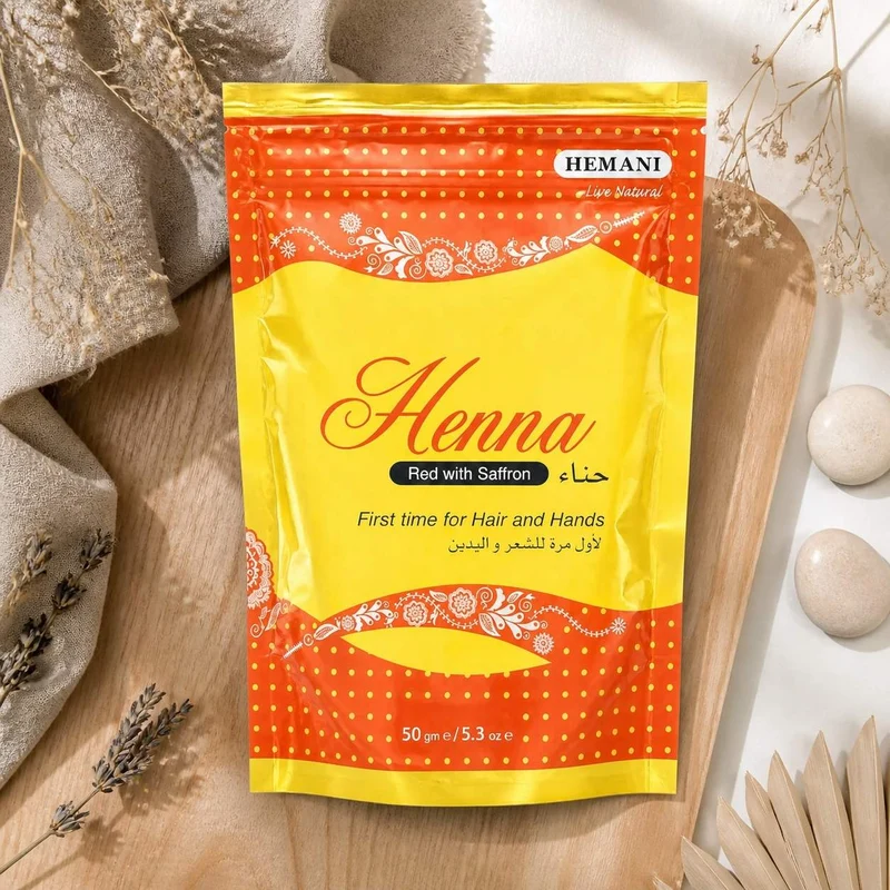 Henné Hemani Rouge et Safran