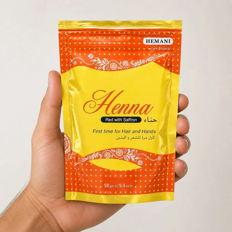 Henné Hemani Rouge et Safran