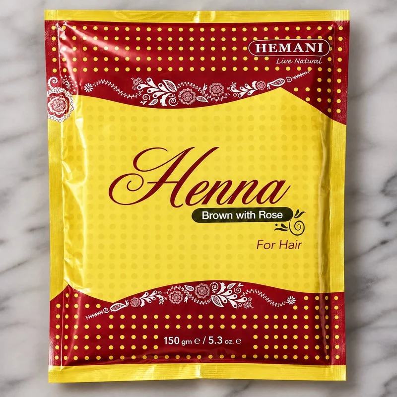 Henné Hemani Marron à la Rose