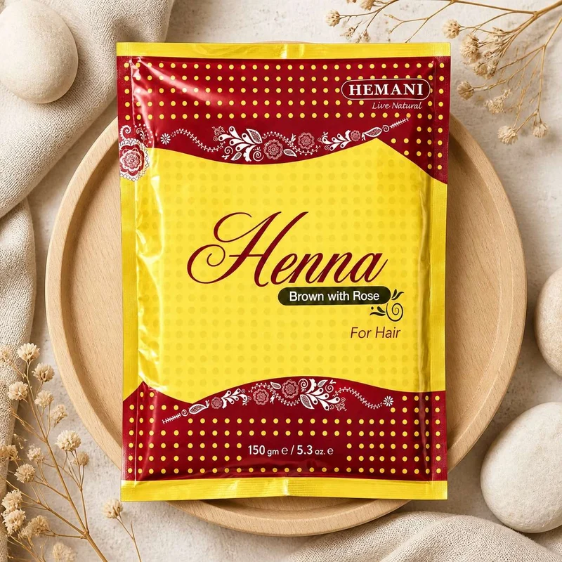 Henné Hemani Marron à la Rose