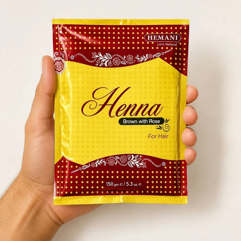 Henné Hemani Marron à la Rose