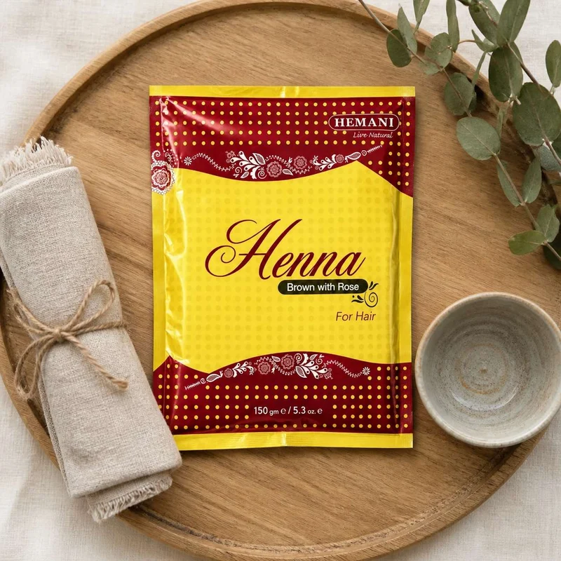 Henné Hemani Marron à la Rose