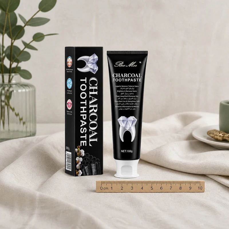 Dentifrice au Charbon 100 g - Sans Fluor Ajouté