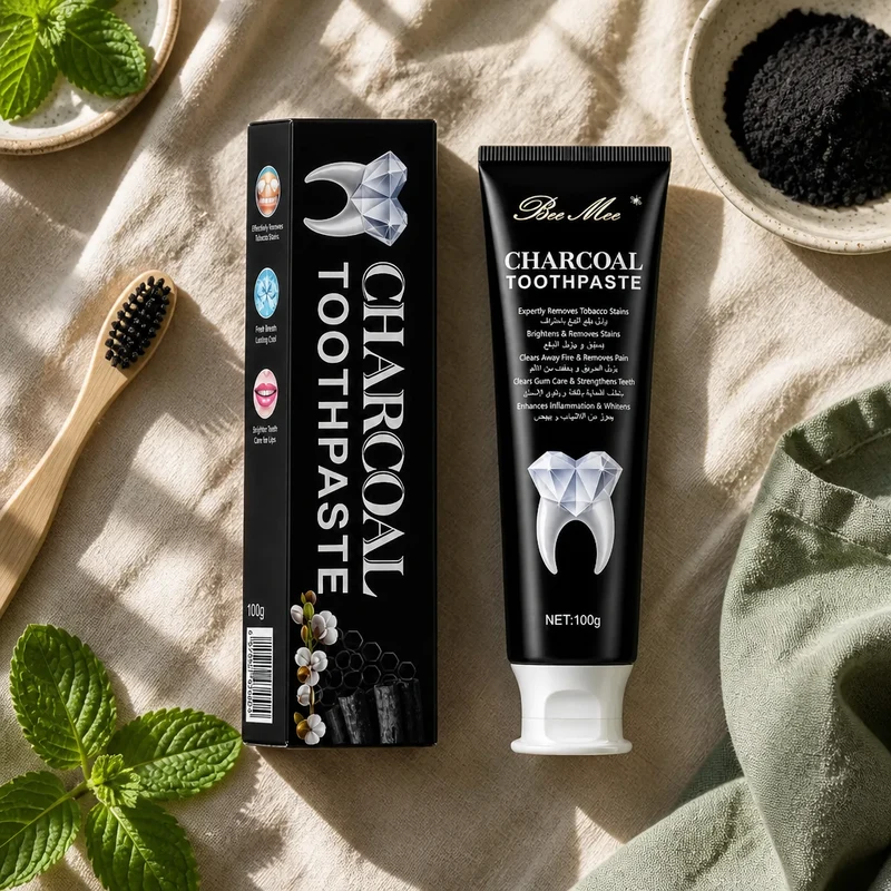 Dentifrice au Charbon 100 g - Sans Fluor Ajouté