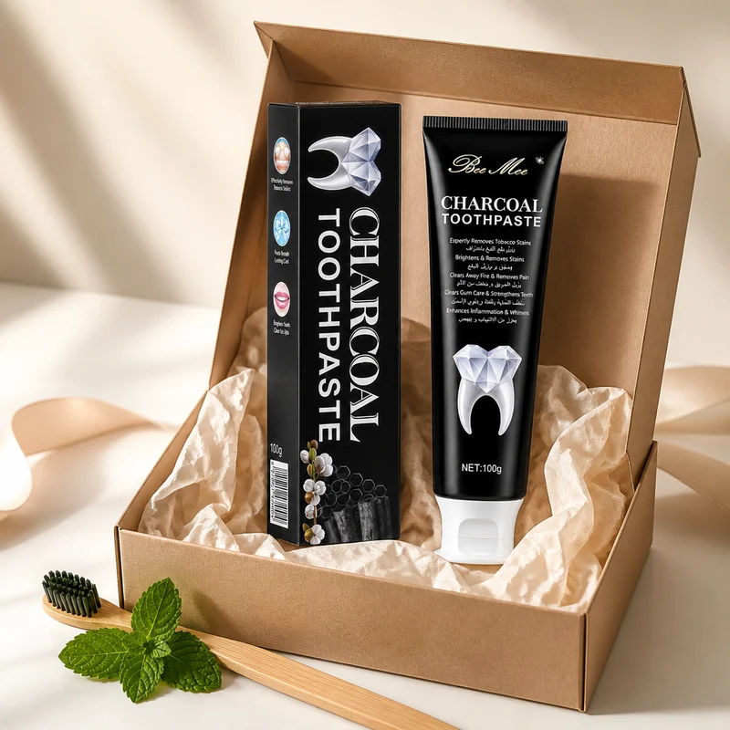 Dentifrice au Charbon 100 g - Sans Fluor Ajouté