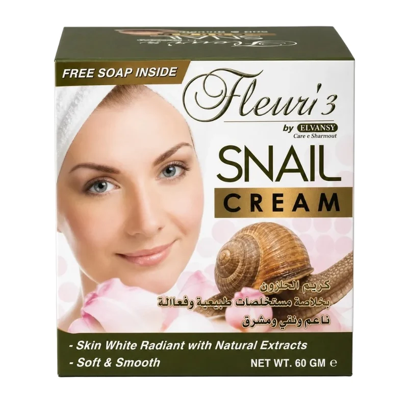 Crème Visage à la Bave d'escargot Jour et Nuit Hemani
