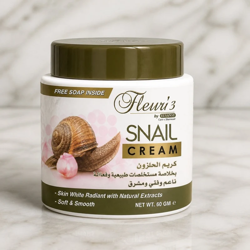 Crème Visage à la Bave d'escargot Jour et Nuit Hemani