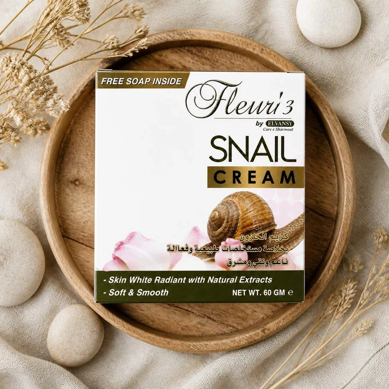 Crème Visage à la Bave d'escargot Jour et Nuit Hemani