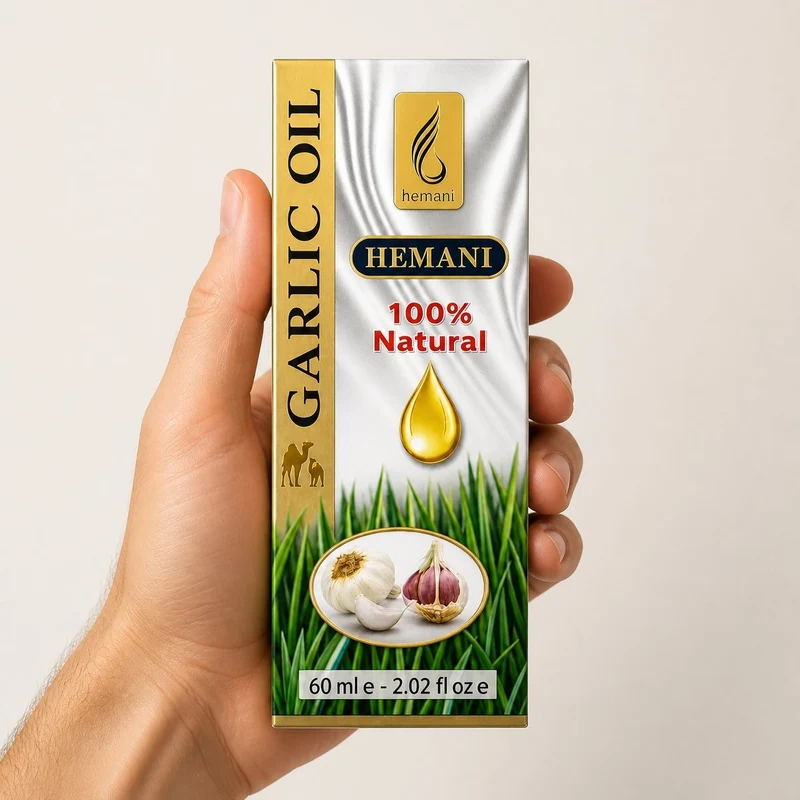 Huile d'ail 60ml Hemani Naturel