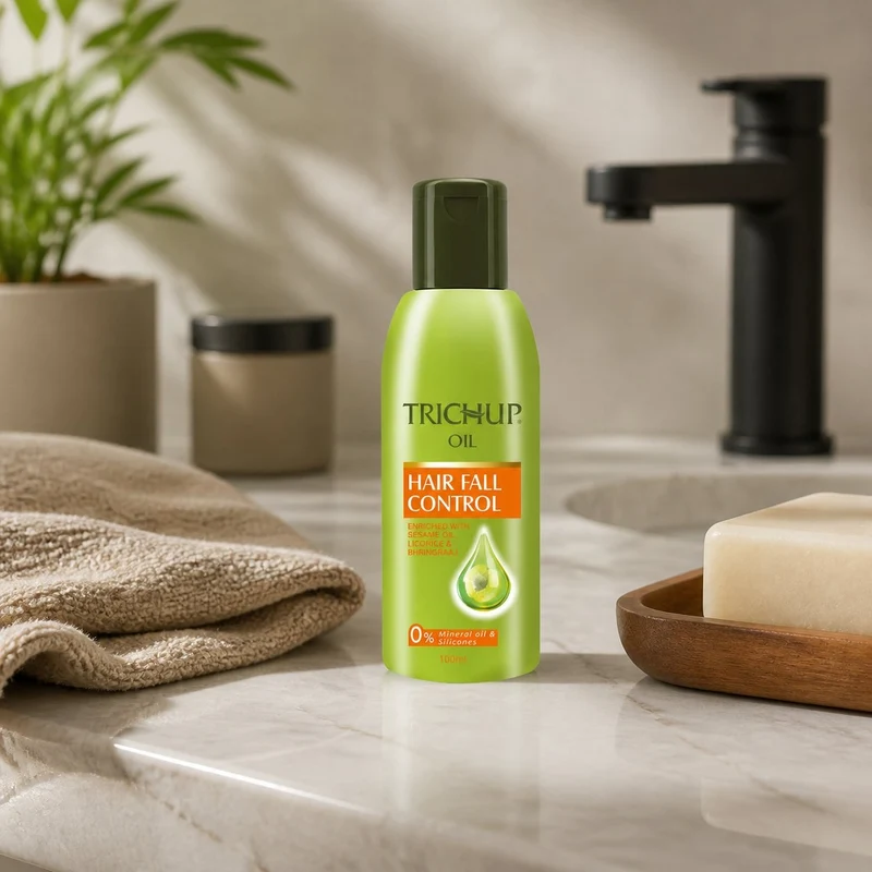Huile Capillaire Anti-Chute Trichup 100 ml – Soin Indien
