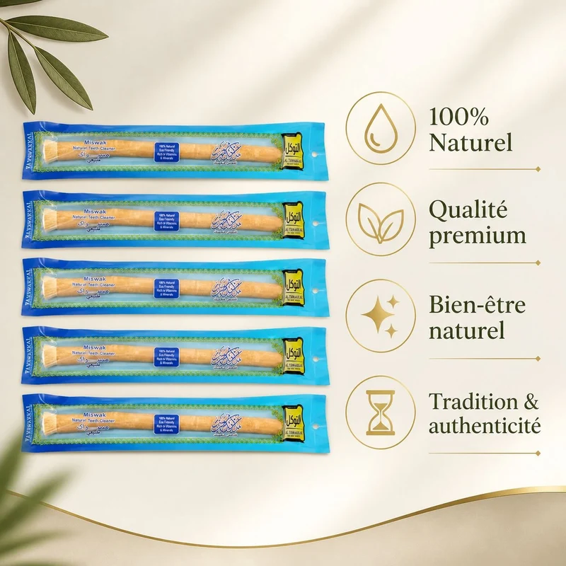5 Siwak Haute qualité El-kheir