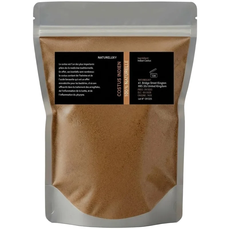 Costus Indien en Poudre 200g — 100% Naturel