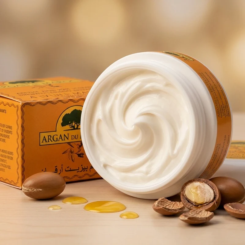 4 Crèmes Argan du Maroc Soin Contour des yeux et Visage Jour et Nuit 100mL