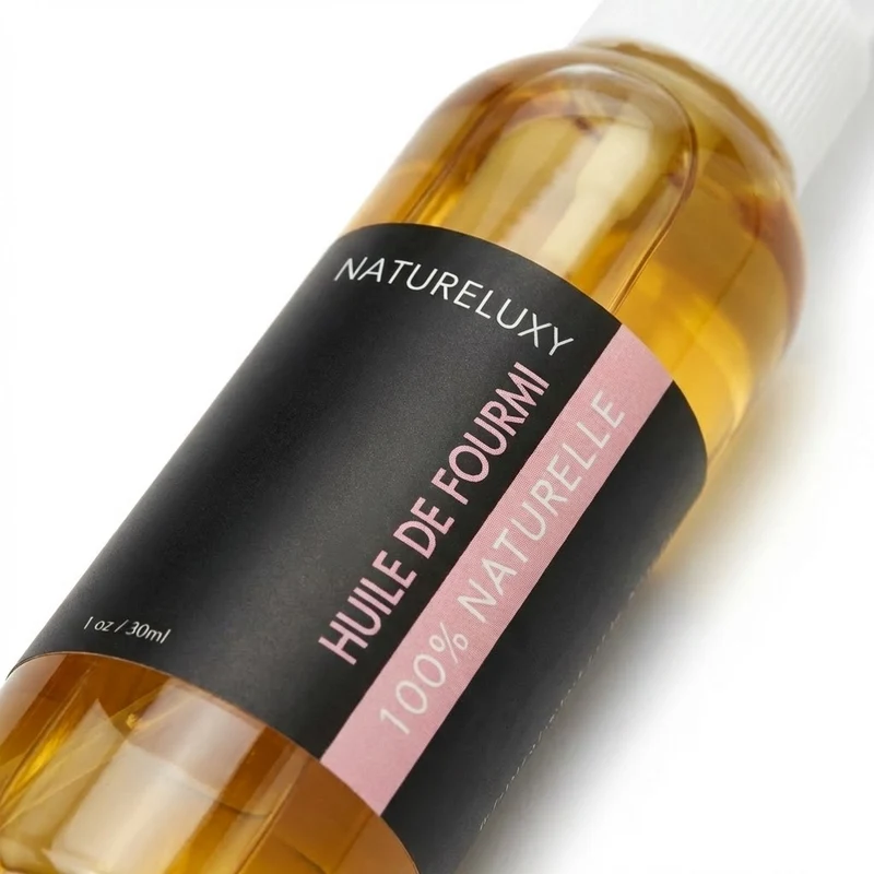 4 Huile de Fourmi contre la pousse des poils 30mL Natureluxy