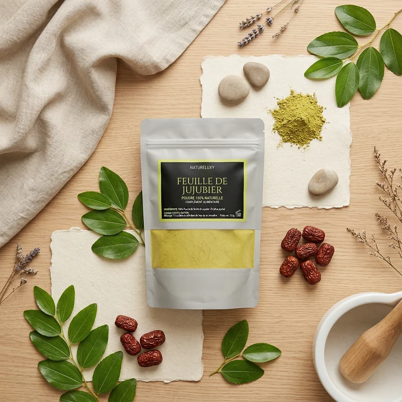 Poudre de Sidr Naturelle 3 x 80 g - Feuilles de Jujubier pour cheveux