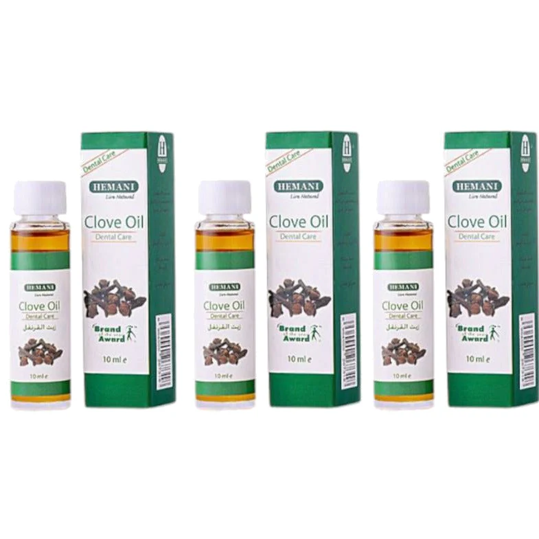 3 X Huile de girofle 10mL 100% naturelle Hemani