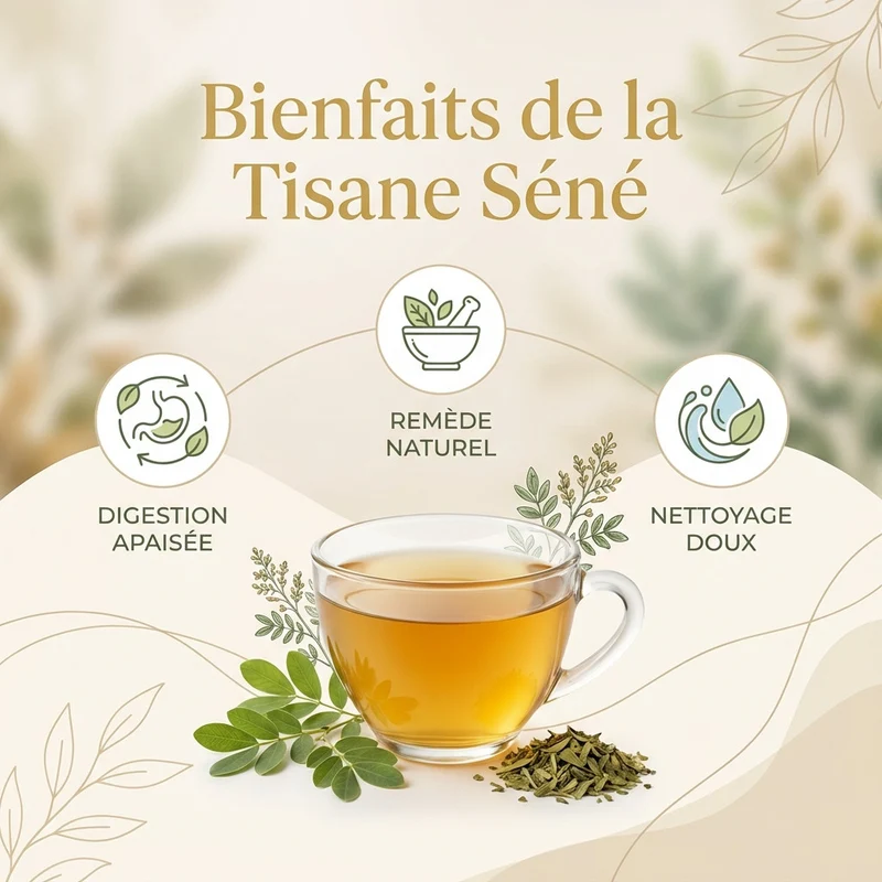 Tisane au séné – 60 sachets (3 boîtes x 20) Hemani