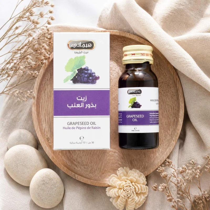 3 Huile de Pépin de Raisin 30mL 100% Naturelle Hemani