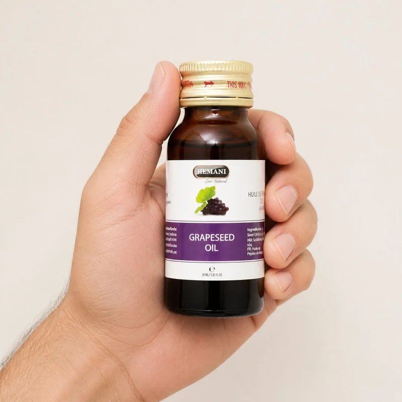 3 Huile de Pépin de Raisin 30mL 100% Naturelle Hemani