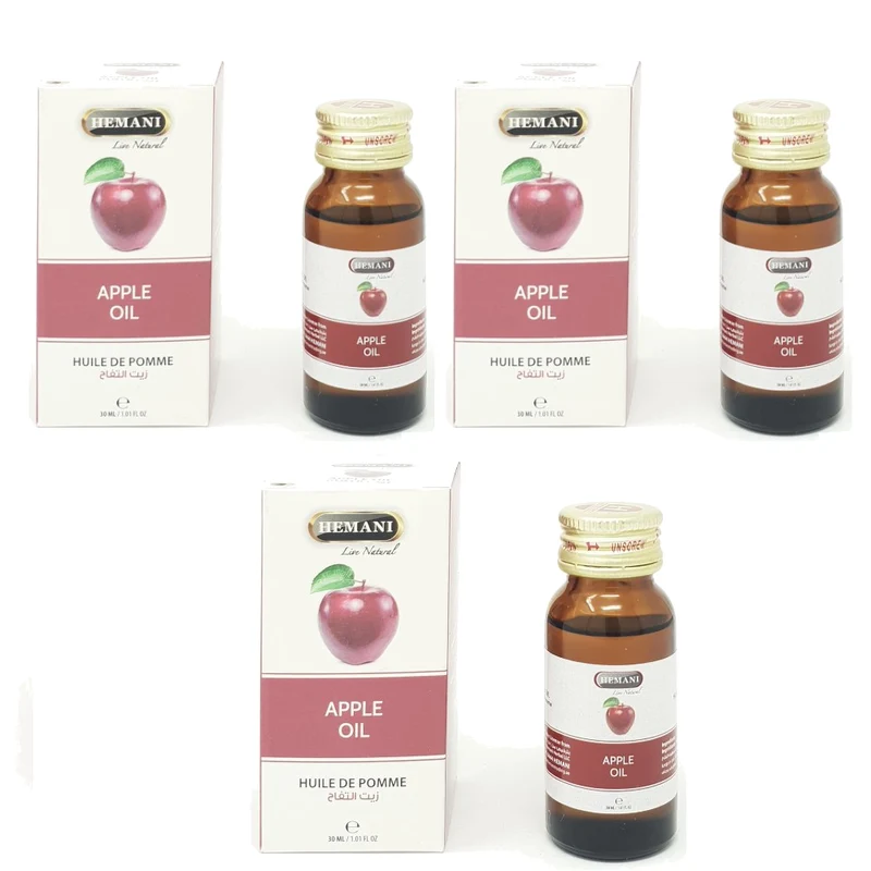 3 Huile de Pomme 30mL 100% Naturelle Hemani