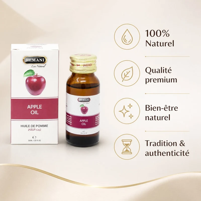 3 Huile de Pomme 30mL 100% Naturelle Hemani