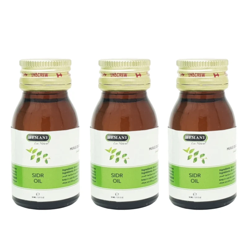 3 Huile de Sidr 30mL Hemani 100% naturelle