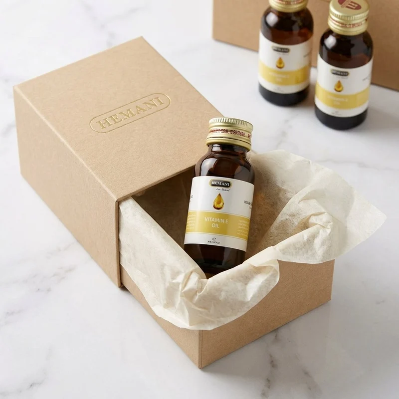 Lot de 3 Huiles de Vitamine E Hemani 30 mL - 100% naturelle