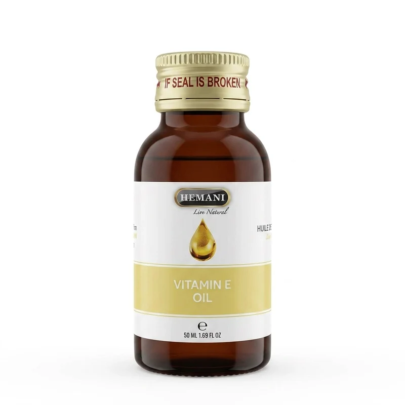 Lot de 3 Huiles de Vitamine E Hemani 30 mL - 100% naturelle