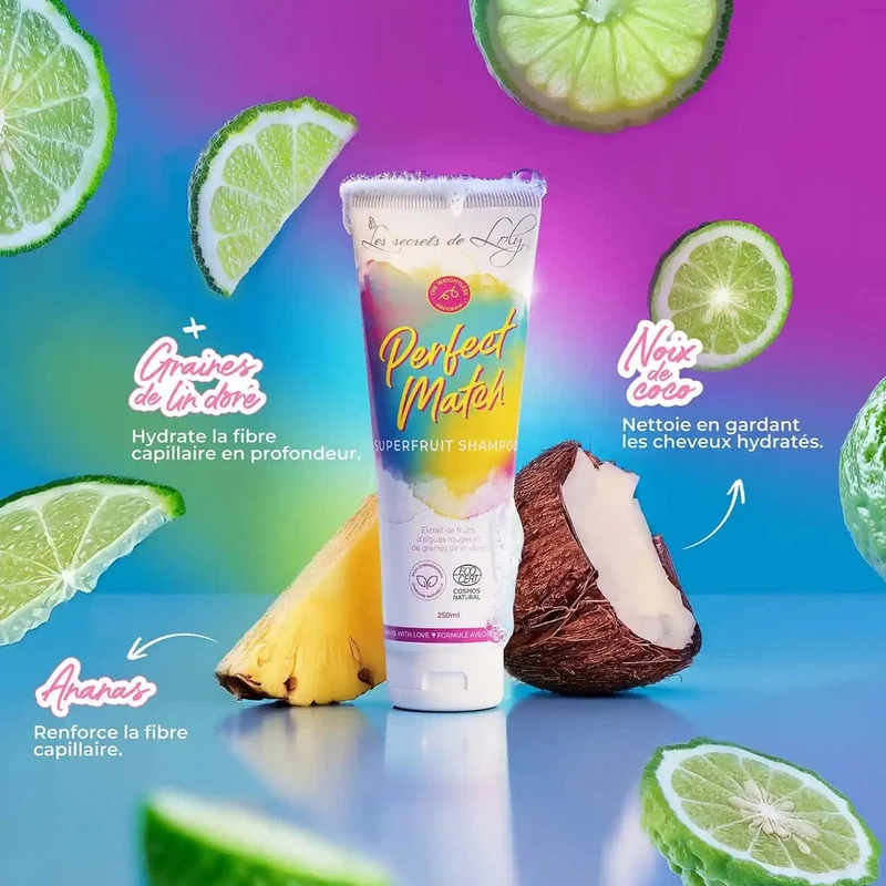 Les Secrets de Loly - Shampoing super fruit "perfect match" - 250ml