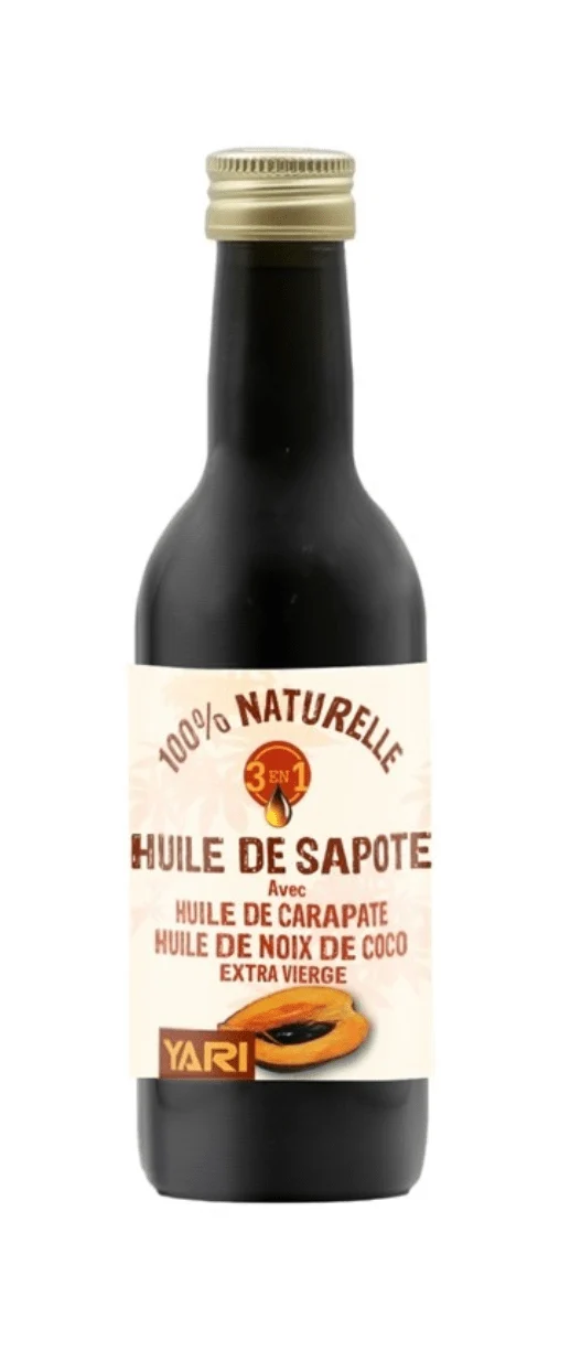Yari - 100% Naturelle - Huile de sapote "3-en-1" - 250ml