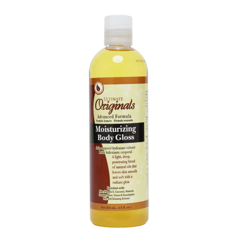 Africa's Best -Ultimate Originals - Huile corporelle hydratante "body gloss" - 355ml
