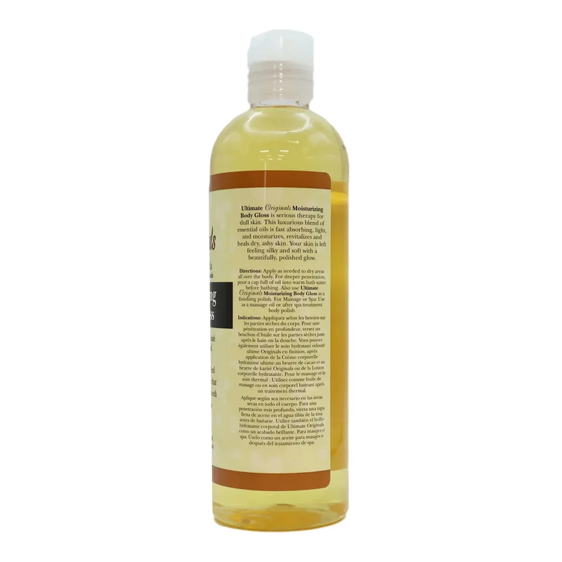 Africa's Best -Ultimate Originals - Huile corporelle hydratante "body gloss" - 355ml