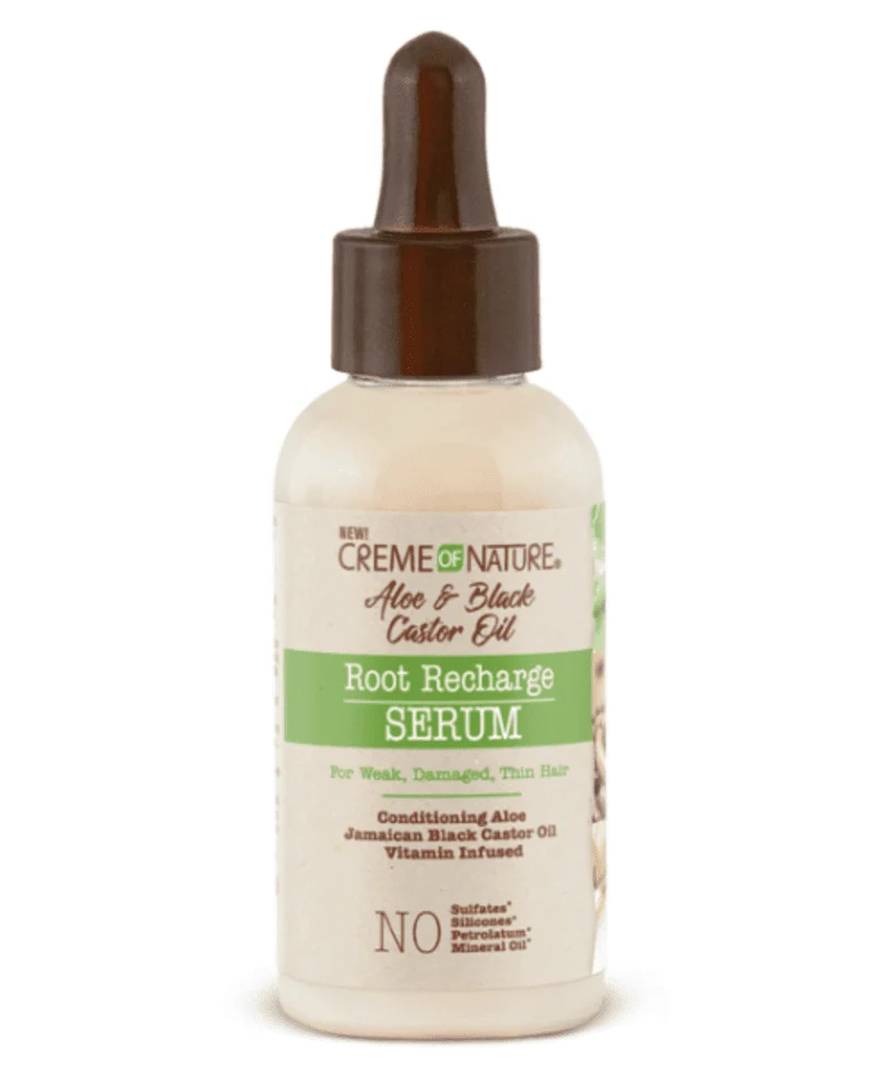 Creme of Nature - Aloe & black castor oil - Sérum capillaire "Root recharge" 50ml