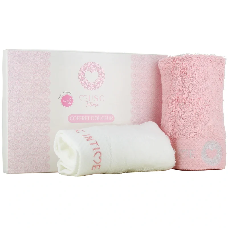 Musc Intime — Serviette en coton "coffret douceur" – 200g