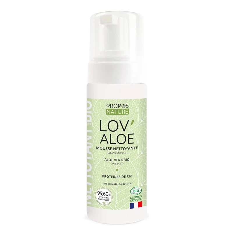 Mousse nettoyante Lov'Aloe