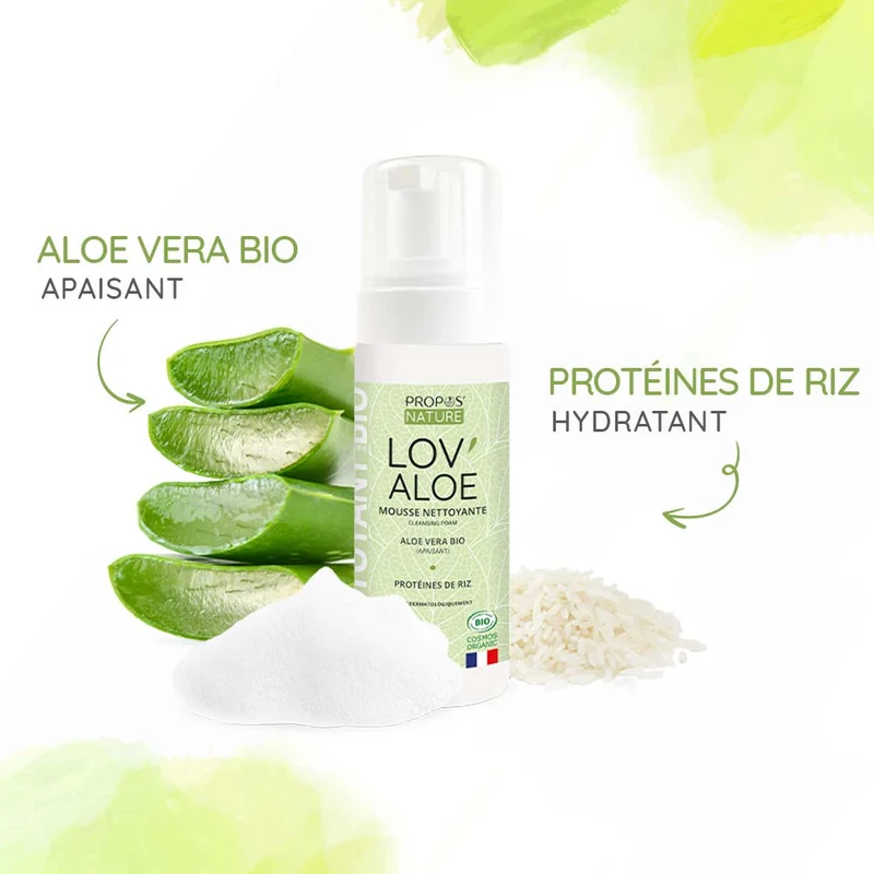 Mousse nettoyante Lov'Aloe