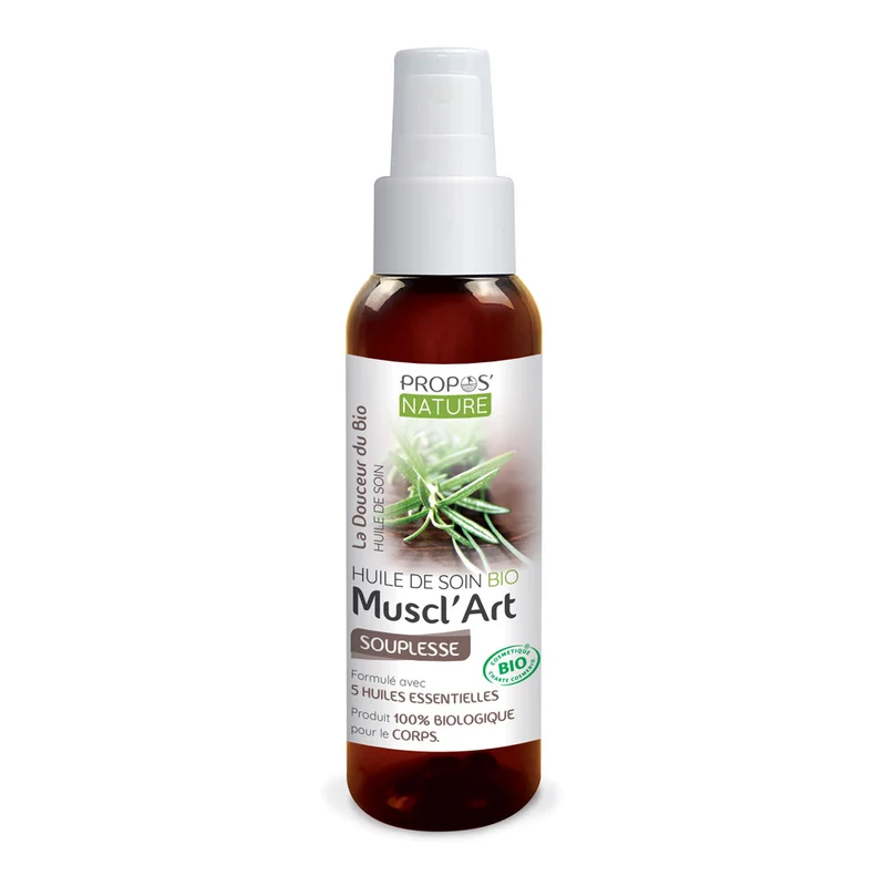 Huile de soin Bio Muscl'Art