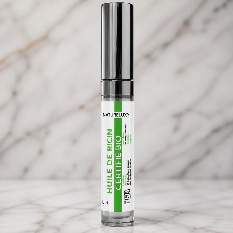 3 Huile de ricin en mascara pour faire pousser les cils 10ml