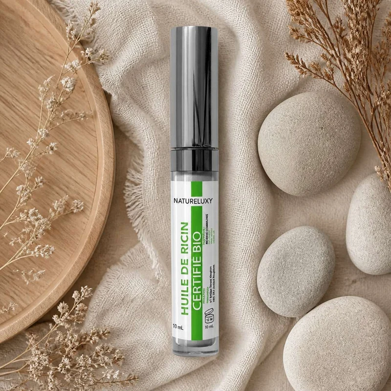 3 Huile de ricin en mascara pour faire pousser les cils 10ml