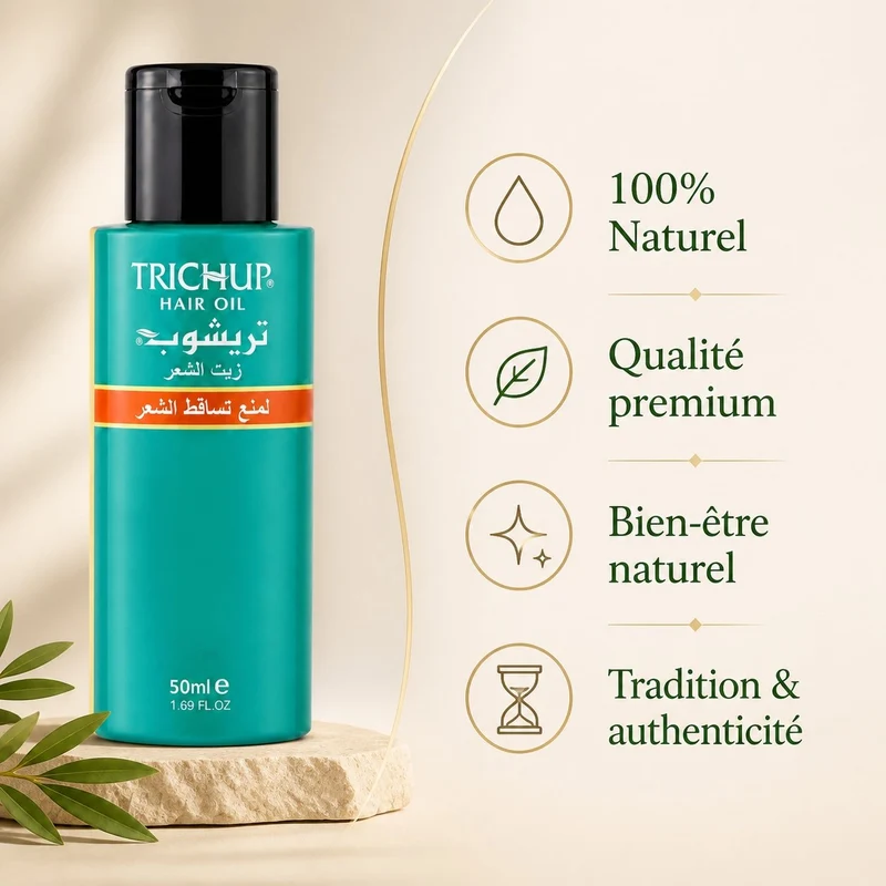 3 Huiles Anti-Chute Soin Indien Trichup 100mL