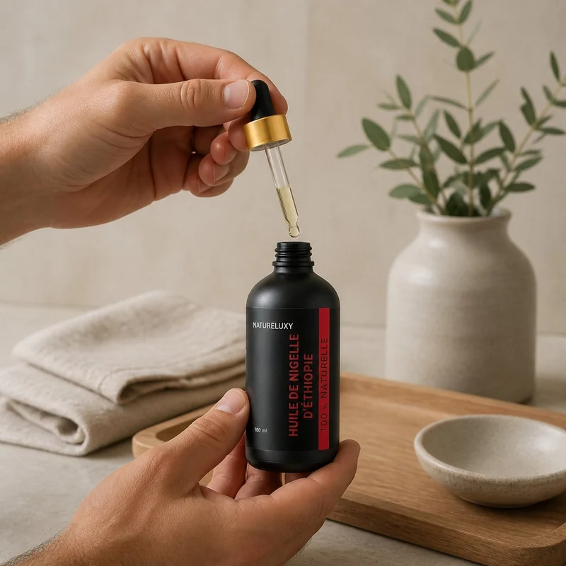 3 Huile de Nigelle d'éthiopie 100mL pipette 100% naturelle