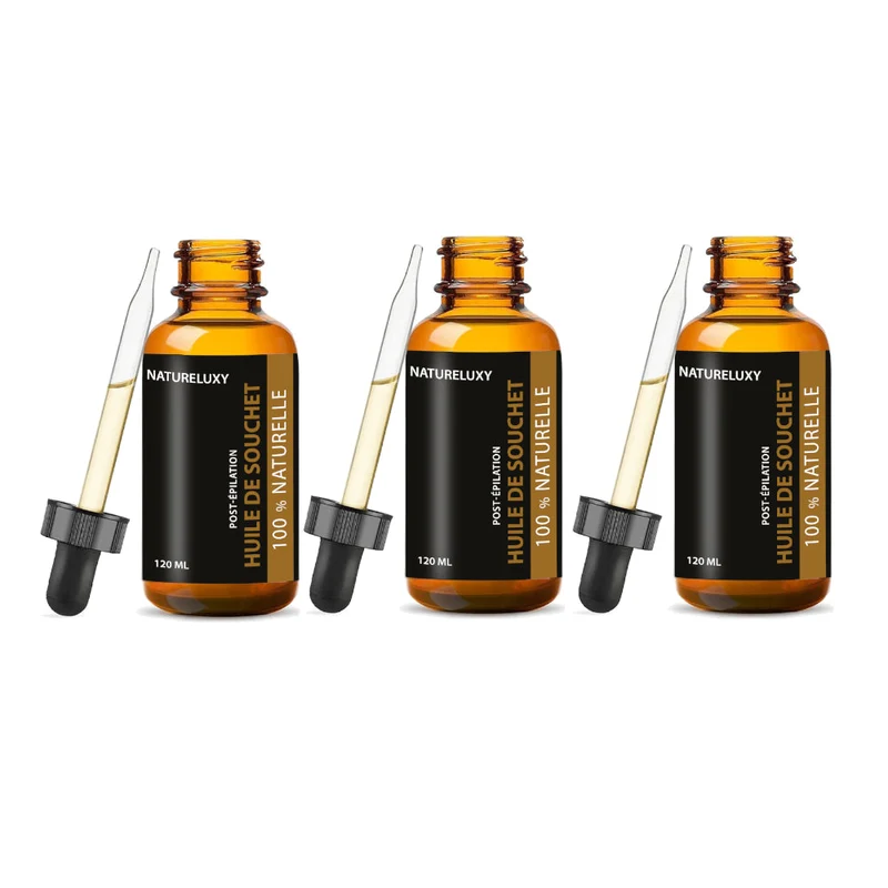 3 Huile de Souchet 100mL Pipette 100% naturelle