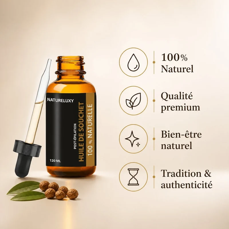 3 Huile de Souchet 100mL Pipette 100% naturelle