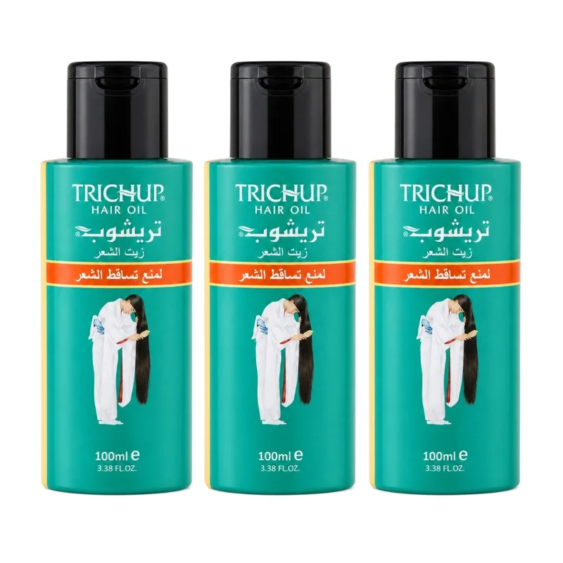 3 Huile Anti-Chute Soin Indien Trichup 50mL