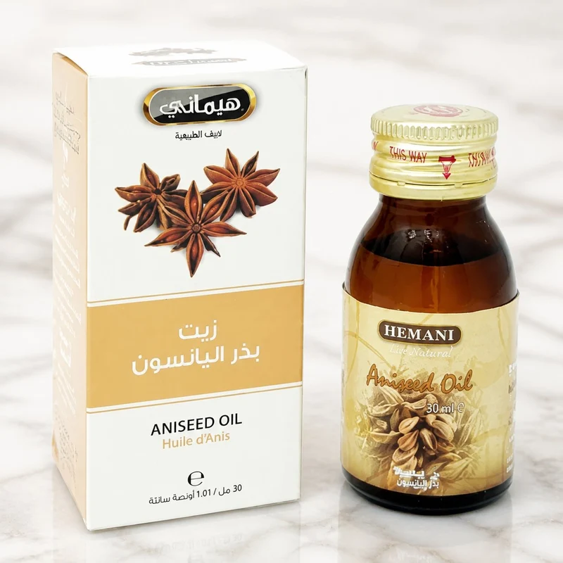 3 Huile d'Anis 30mL 100% Naturelle Hemani