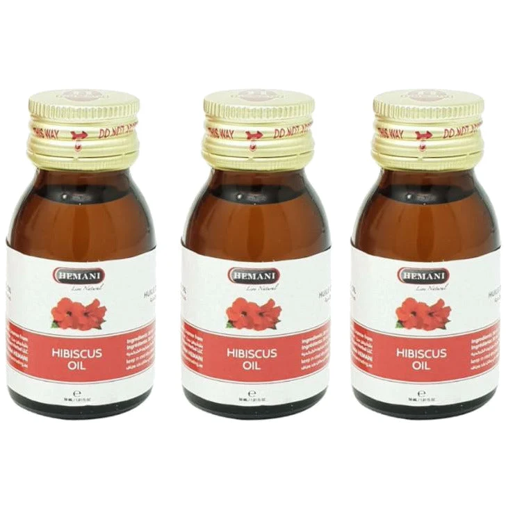 3 Huile d'Hibiscus 30mL 100% Naturelle Hemani