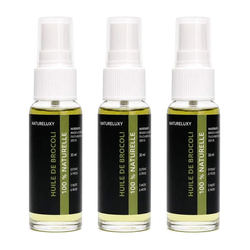 3 Huile de Brocoli 30mL Spray 100% Naturelle