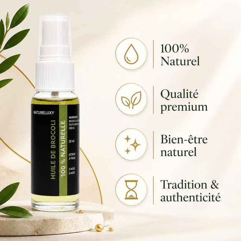 3 Huile de Brocoli 30mL Spray 100% Naturelle