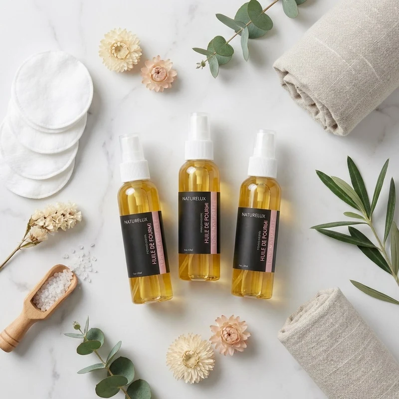 3 Huile de Fourmi Contre la Pousse des Poils 100mL Spray 100% Naturelle